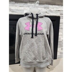 Under Armour Womens Hoodie Size X-Small XS Grey Purple Loose